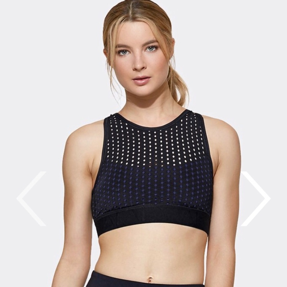 Alala Crossback Bra Black Magenta Small